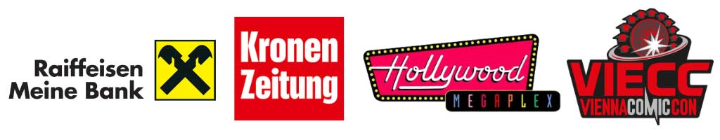 Raiffeisenlandesbank, Kronen Zeitung, Hollywood Megaplex, Vienna Comic Con