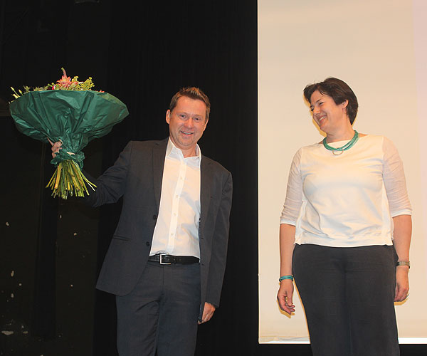 Dank an den ehemaligen Schulleiter Markus Steiner.