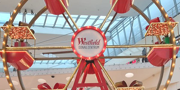 Westfield betreibt die beiden größten Shoppingcenter des Landes: Shopping City Süd und Donau Zentrum.