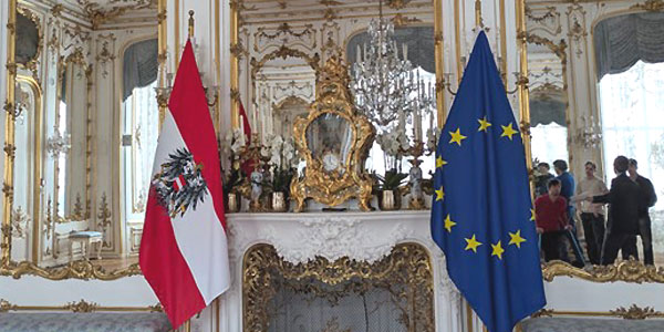 In der Präsidentschaftskanzlei am Ballhausplatz.